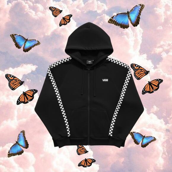 Vans Checkered Zip Up Hoodie - Picture 1 of 3